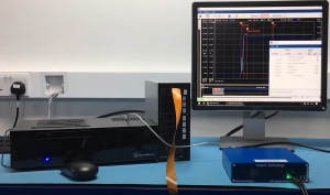 Simple U.2 test setup with a Quarch PPM